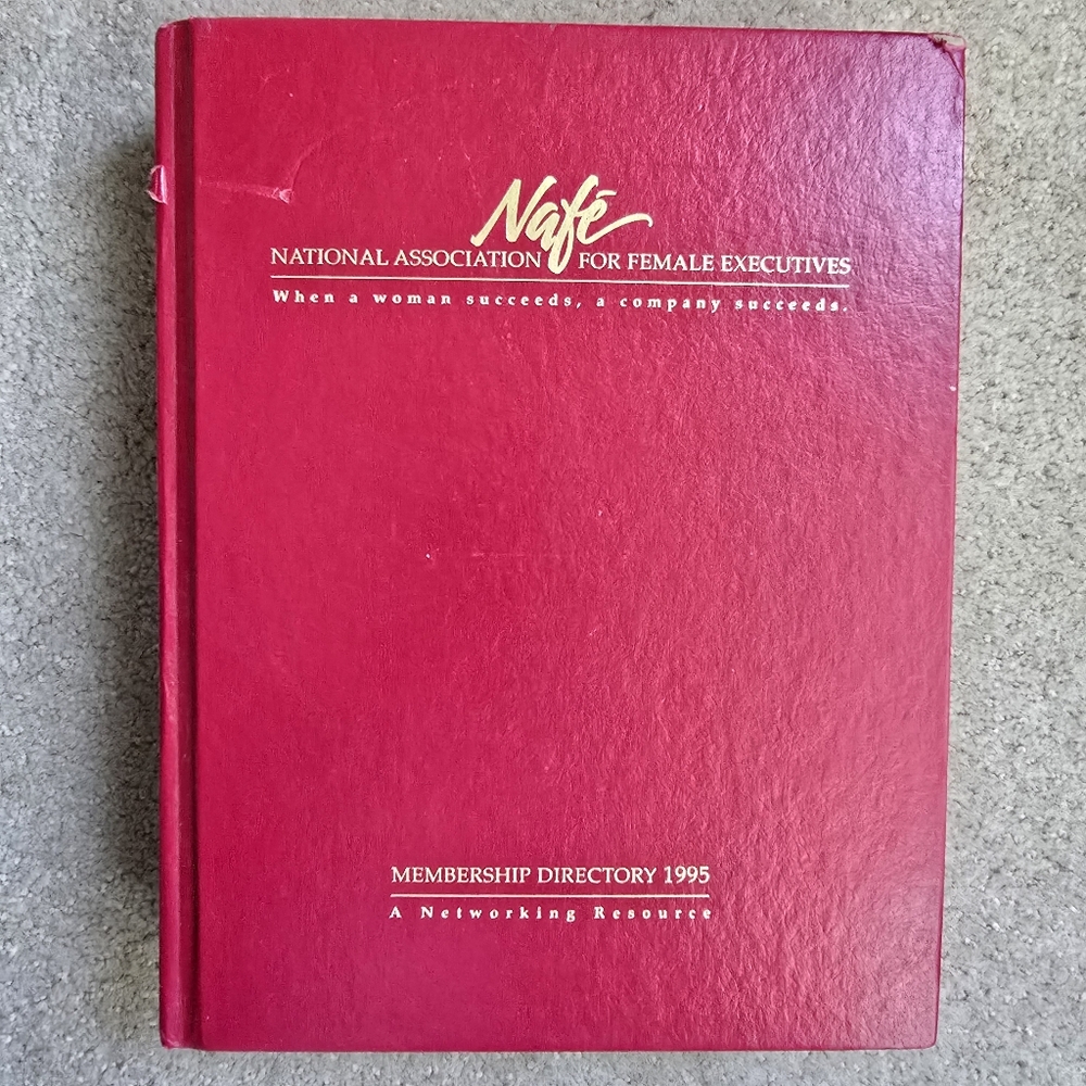 NAFE national association of female executives membership directory 1995